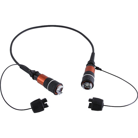 Camplex CMX-XBN02M-0010 FIBERFOX 2-Channel OM3 Multimode Fiber Optic Cable, 10-Foot