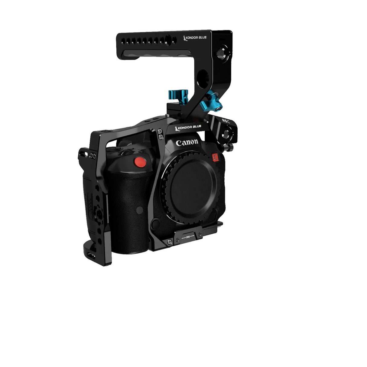 Kondor Blue Cine Cage for Canon R5C with Top Handle, Raven Black