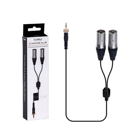Comica CVM-DS-XLR Dual-Head XLR Output Cable for Stereo Output
