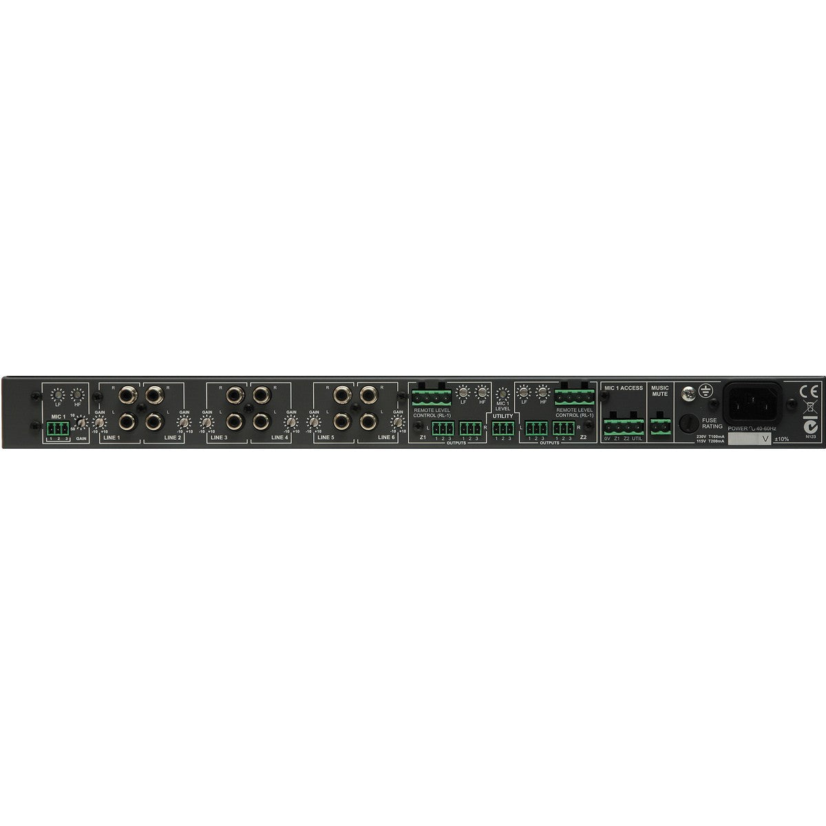 Cloud Electronics CX163 | 2 Zone Stereo Utility Mixer