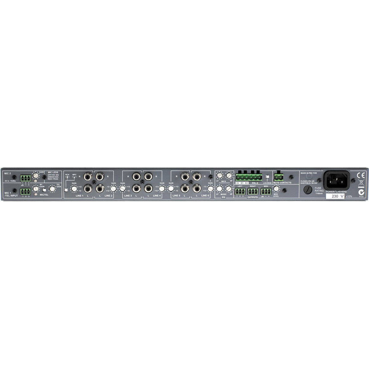Cloud Electronics CX261 | Single Analog Zone Control Mixer