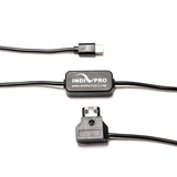 IndiPRO GP5DT3 D-Tap to Regulated Right Angle USB Type C Connector for GoPro HERO 5 Black 3-Feet