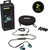 Shure AONIC 215 SE215DYBL+UNI Wired Sound Isolating In-Ear Headphone, Blue (Used)