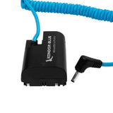 Kondor Blue DC 1.35/3.5 to Canon LPE6 Dummy Battery Cable