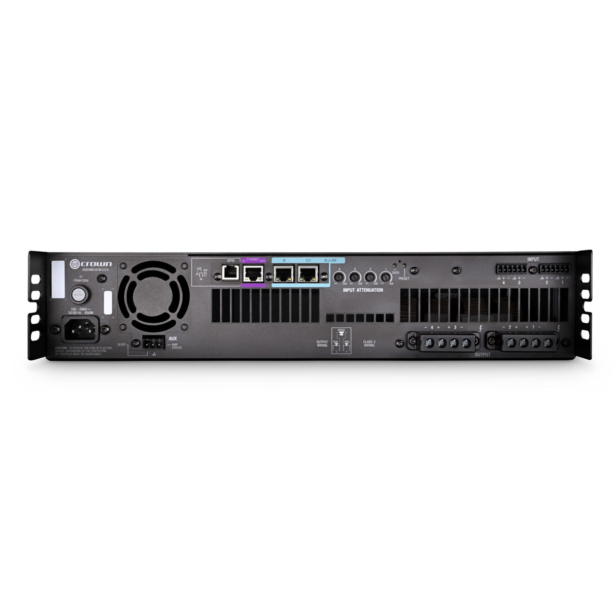 Crown DCi 4|600N 4-Channel 600W BLU Link Power Amplifier