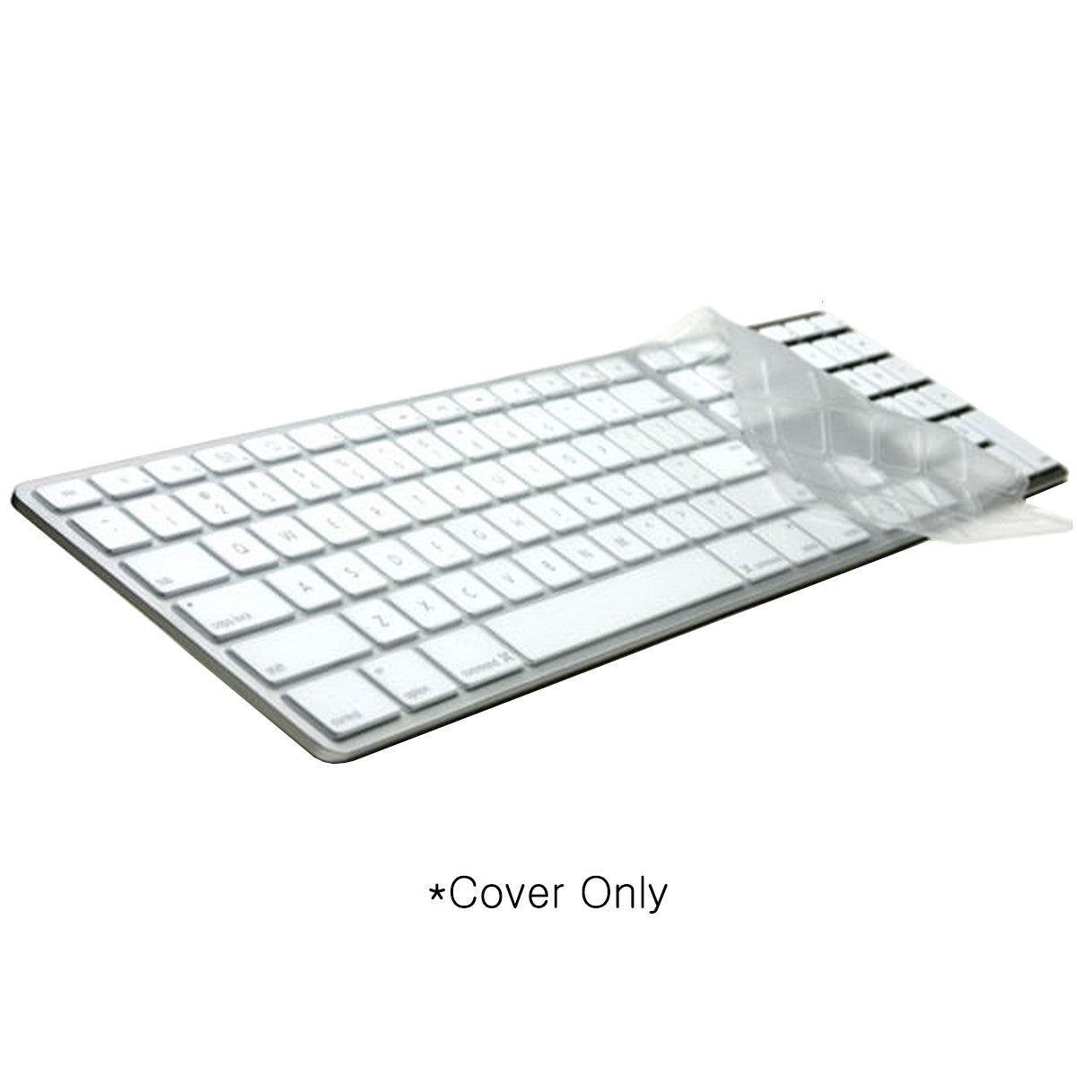 Logickeyboard Protective Clear Apple Aluminum Keyboard Skin Silicone Protection Keyboard Cover