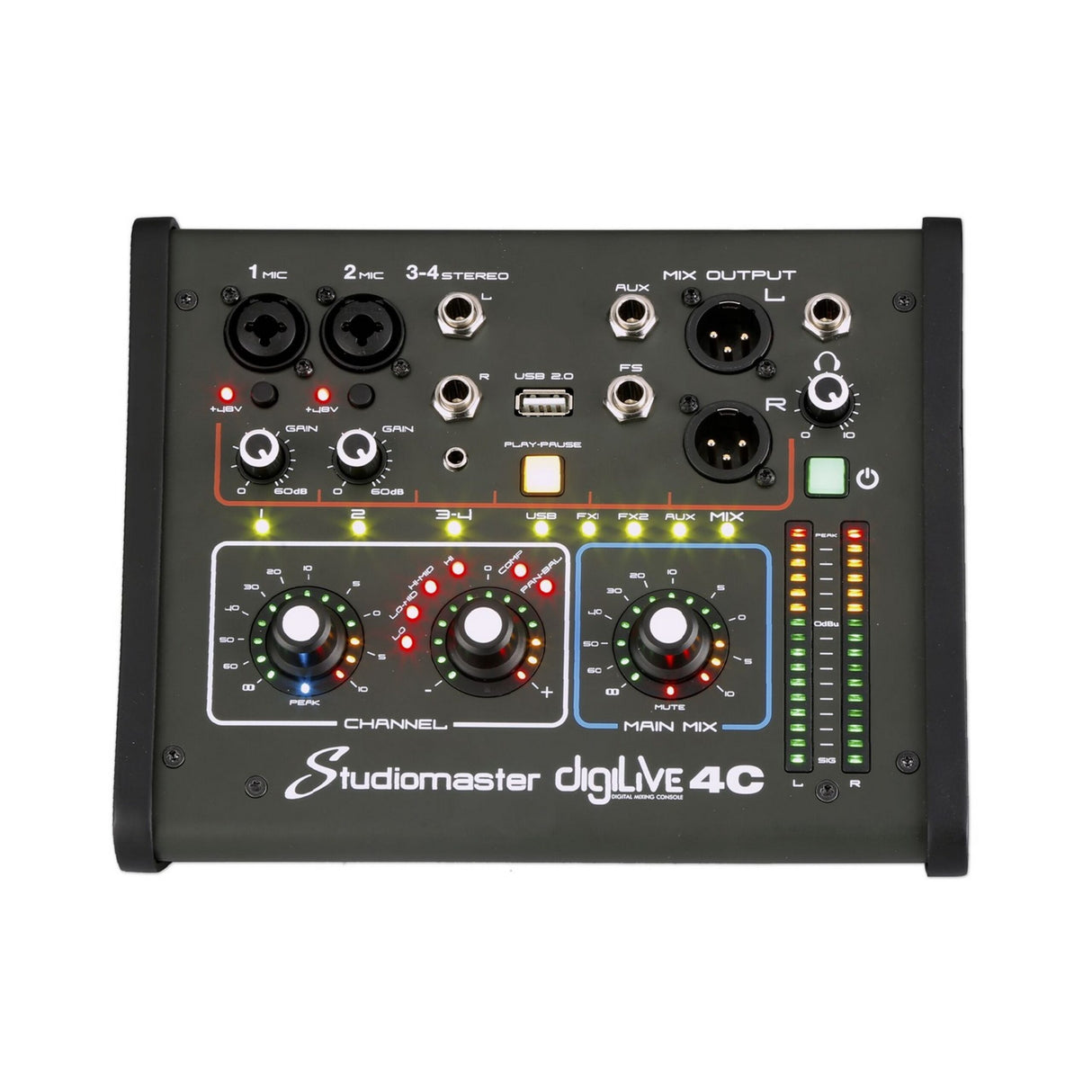Studiomaster DigiLive 4C 4 Channel Digital Mixing Console