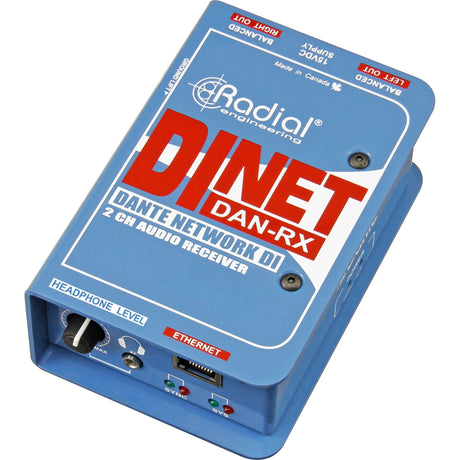 Radial DiNet Dan-RX 2-Channel Dante Network Receiver