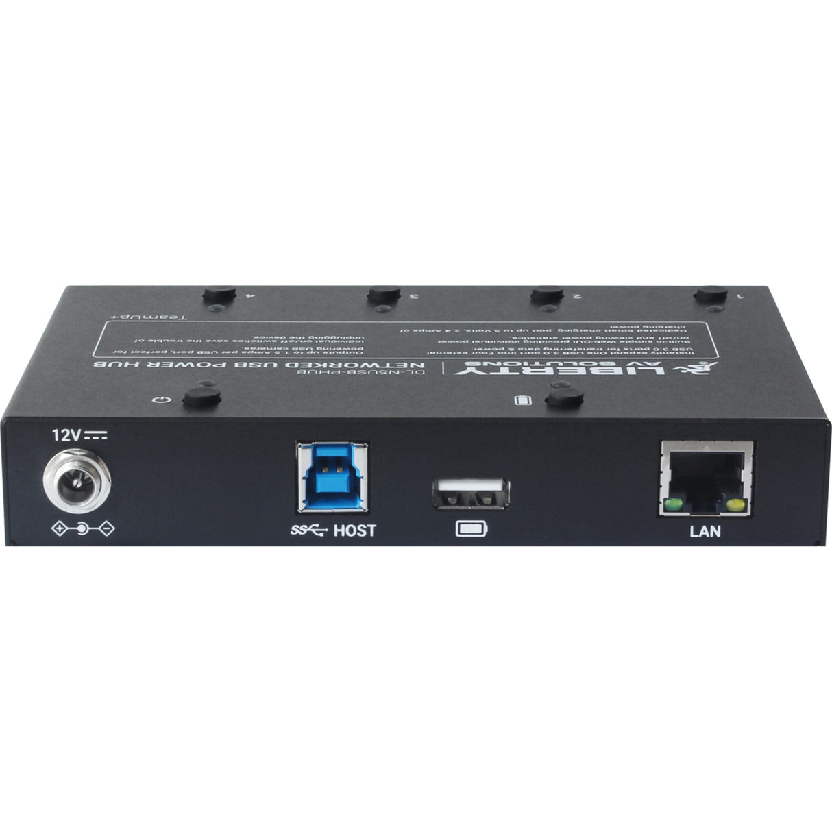 DigitaLinx DL-N5USB-PHUB TeamUp+ Series 4 +1 Port Powered USB3.0 Hub with Control