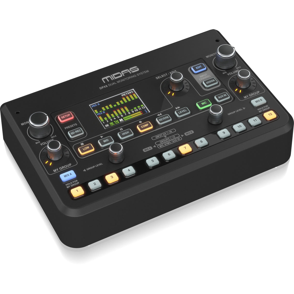 Midas DP48 Dual 48 Channel Personal Monitor Mixer with SD Card Recorder