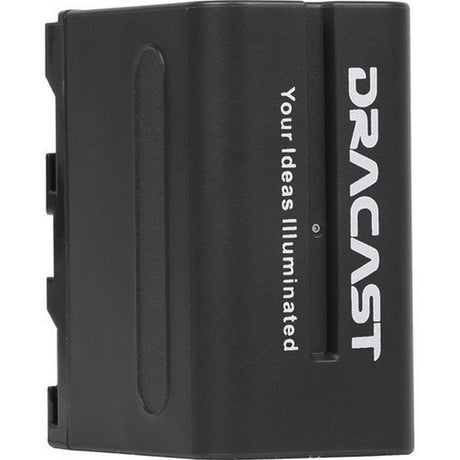 Dracast DRBK2NPFBADP 2 x NP-F 6600mAh Batteries with Chargers and V-Mount to NPF Converter Kit