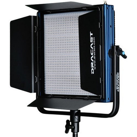 Dracast DRDP3LDNRK Plus LED1000 Daylight 3-Light Newsroom Kit with V-Mount and Gold Mount Battery Plates