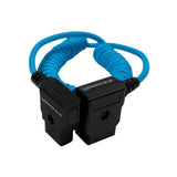 Kondor Blue D-Tap Extension Male to Female Coiled Cable