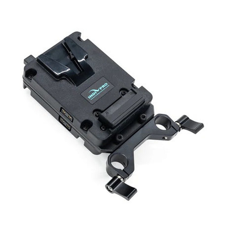 IndiPRO DVMASP Dual Ultra Mini V-Mount Adapter Plates with 15mm Rod Clamp