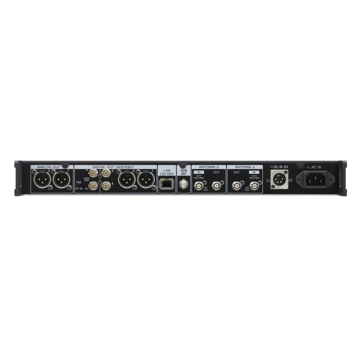 Sony DWR-R02DN 2 Channel Digital Wireless Rackmount Receiver, 14 to 51 UHF-TV