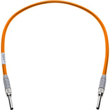 Laird MICRO-VPATCH-18IOE 12G-SDI Micro Video Patch Cable Orange 18-Inch