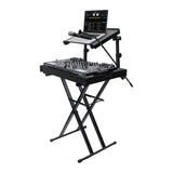 Odyssey X Stand Dual Tier Folding Stand Black