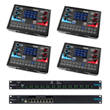 LiveMix LM-ANALOG-SK1 Analog Bundle with 4 CS-DUO Mixers 1 MIX-16 and 1 AD-24