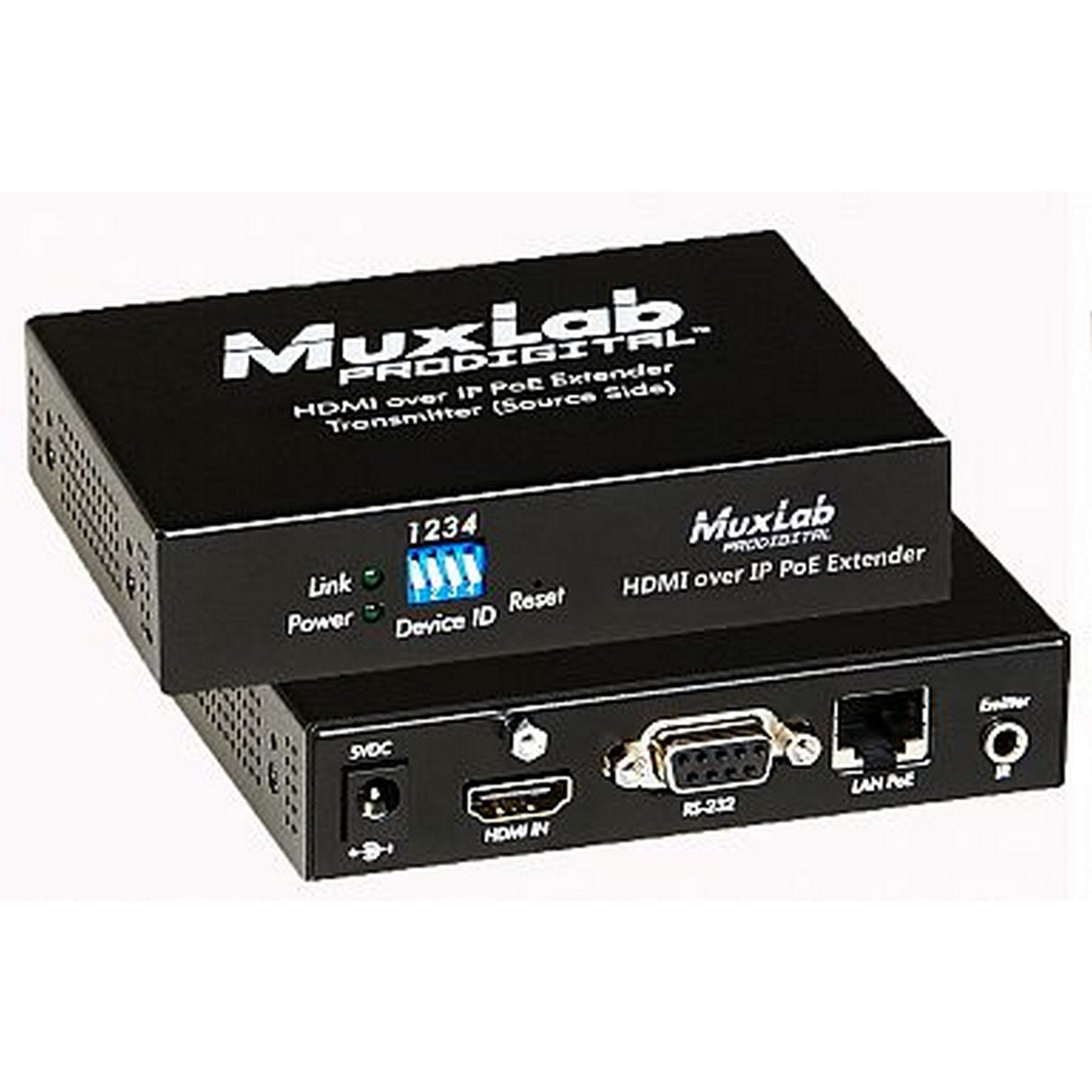 MuxLab 500754-TX HDMI Over IP PoE Transmitter, HD