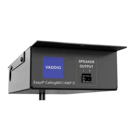 Vaddio EasyIP CeilingMIC/AMP D Hanging Microphone, Black