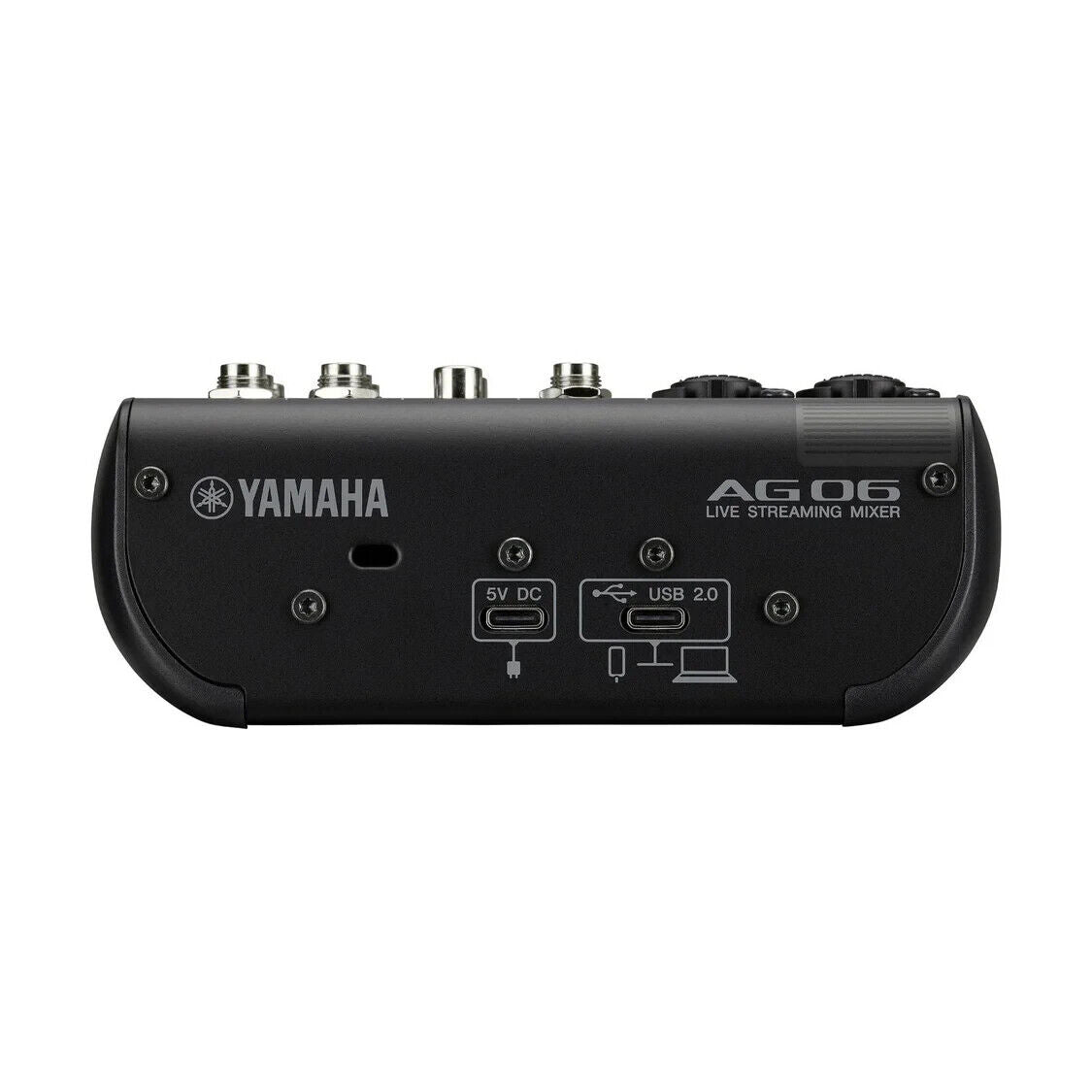 Yamaha AG06MK2 6-Channel Live Streaming USB Audio Interface Mixer, Black