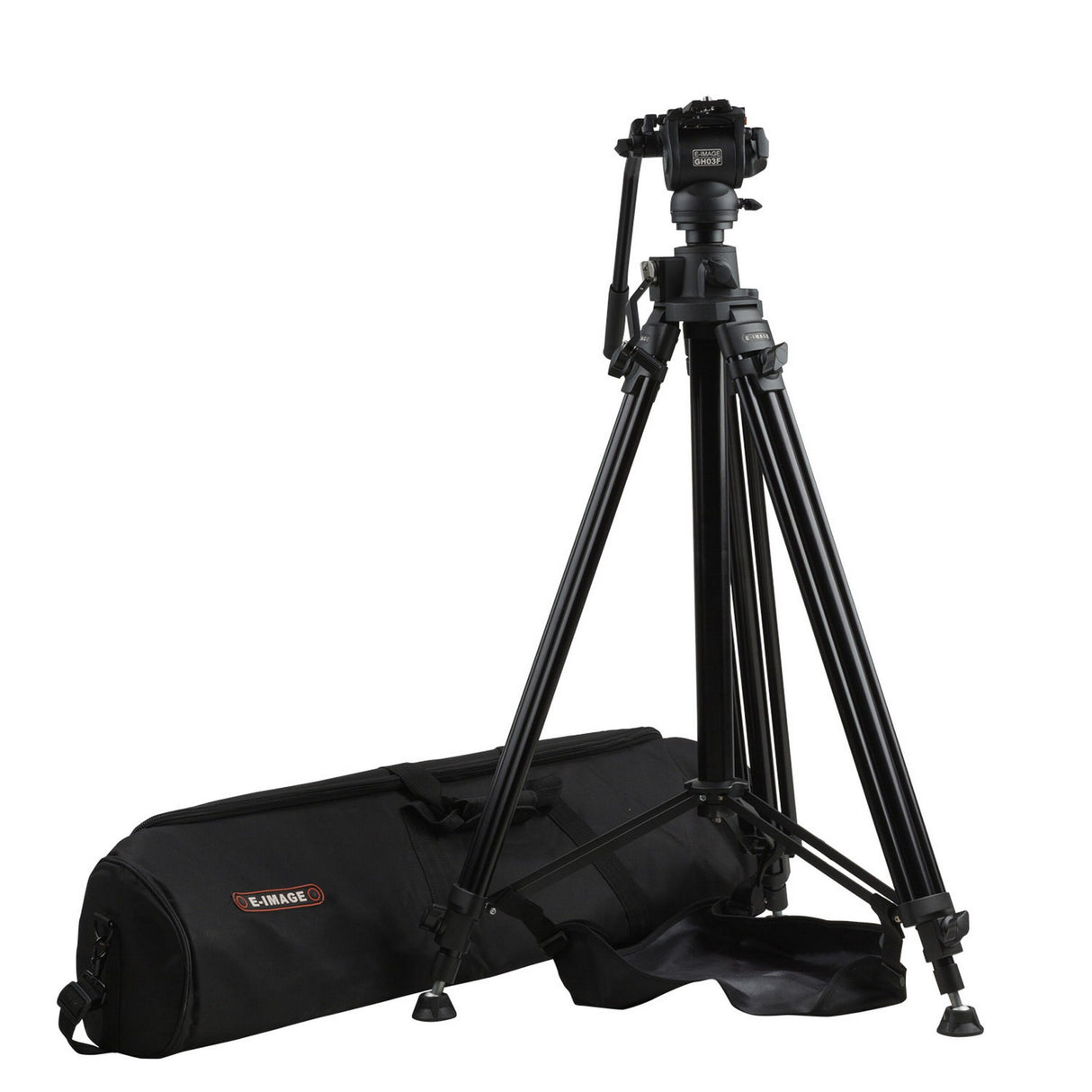 E-Image EG03FA3 Rising Column Tripod Kit with GA230 and GH03F