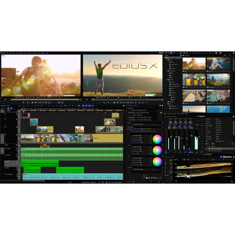 EDIUS X Pro Video Editing Software Jump Upgrade from EDIUS 2-8, EDIUS EDU, Home Edition and EDIUS Neo, Download Only