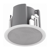 Atlas Sound FAP43T-W | 4.5 inch Coaxial In-Ceiling Single Loudspeaker with Transformer, Pair