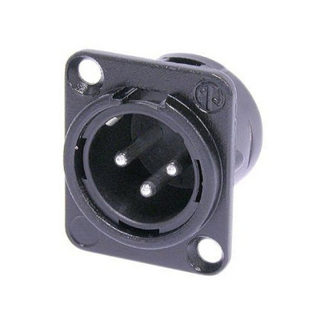 Ace Backstage Co. C-15103 NC3MDL-1-BAG Neutrik D Series 3 Pin Male XLR Connector