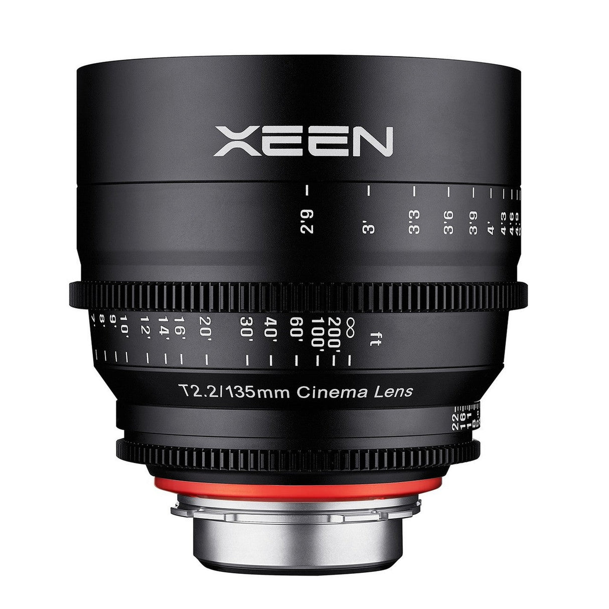 Rokina XN135-N Xeen 135mm T2.2, Professional Cine Lens for Nikon F Mount