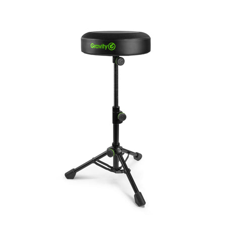 Gravity FD SEAT 1 Round Musicians Stool Foldable, Adjustable Height