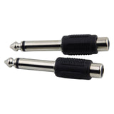 Pig Hog PA-RF14M RCA (F)-1/4-Inch (M) Mono Adapter 2-Pack
