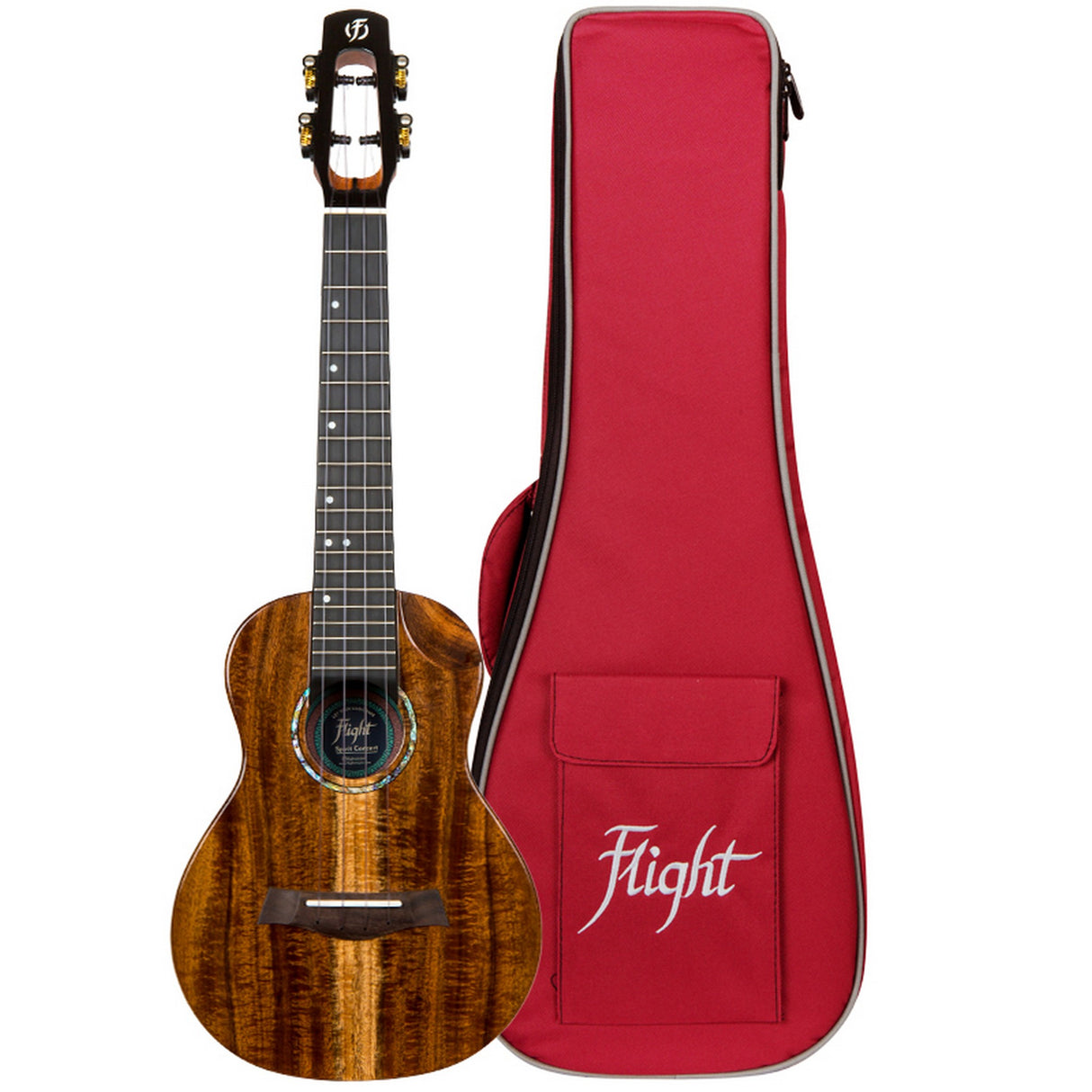 Flight Spirit EQ-A Concert African Mahogany Ukulele