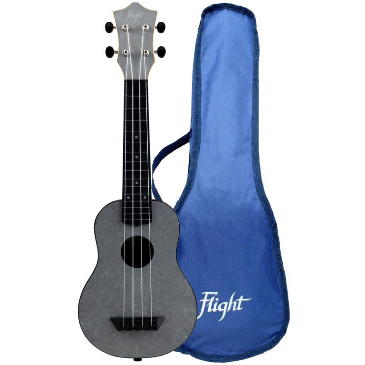 Flight TUS-65SILVER Silver Soprano Travel Ukulele