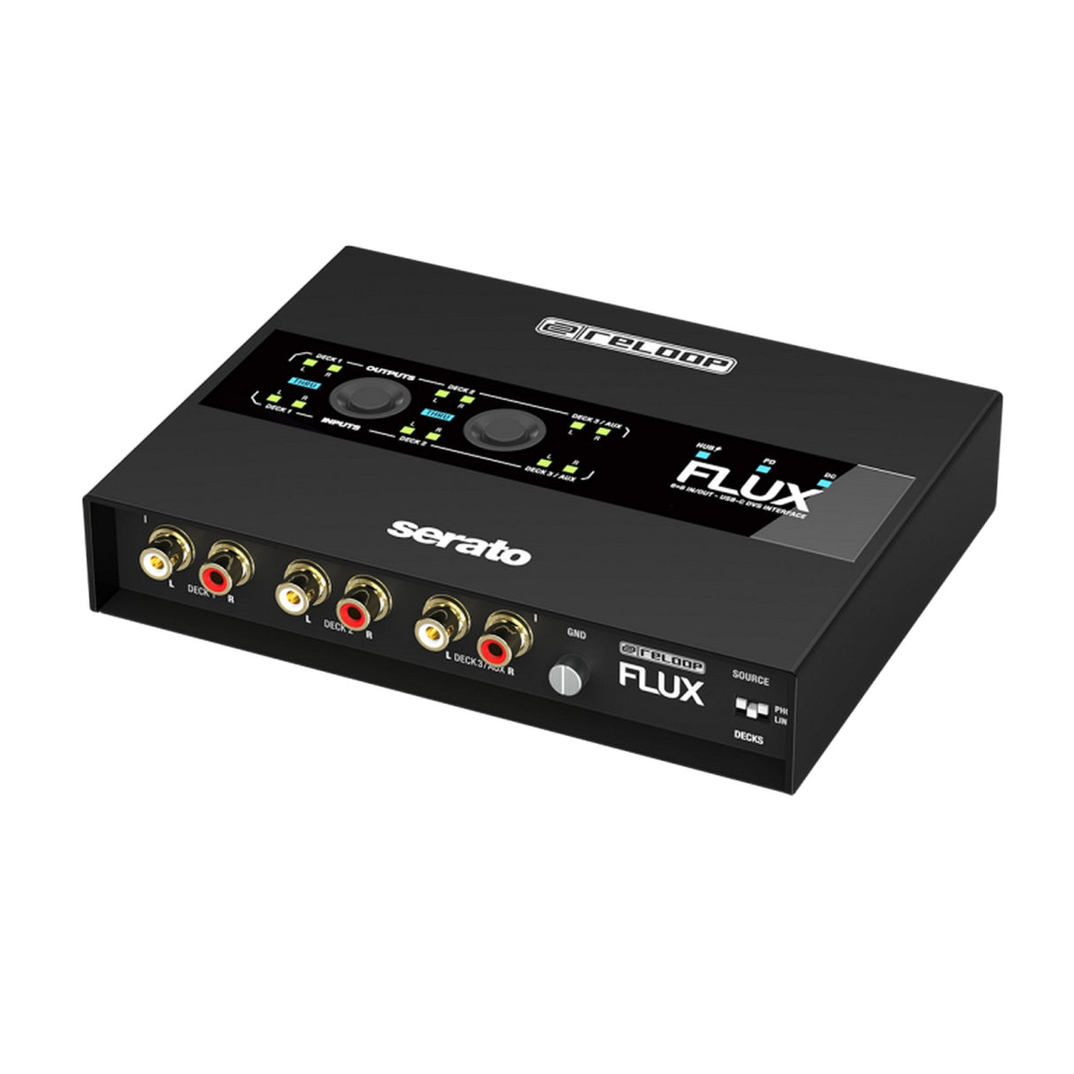 Reloop FLUX 6x6 In/Out USB-C DVS Interface for Serato DJ Pro