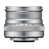 Fujifilm XF16mmF2.8 R WR Lens, Silver