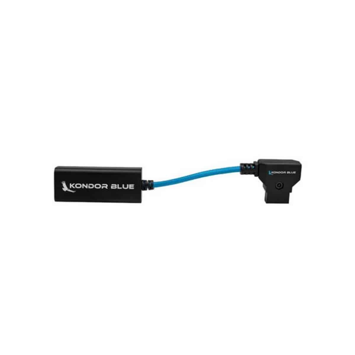 Kondor Blue Female USB-C PD to D-Tap Battery Charging Cable