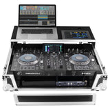 Odyssey FZGSPRIME2 DJ Controller Case for Denon Prime 2 with 1U Rack, Glide Style