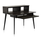 Gator GFW-ELITEDESK-BRN Elite Series Furniture Desk, Walnut Brown Finish