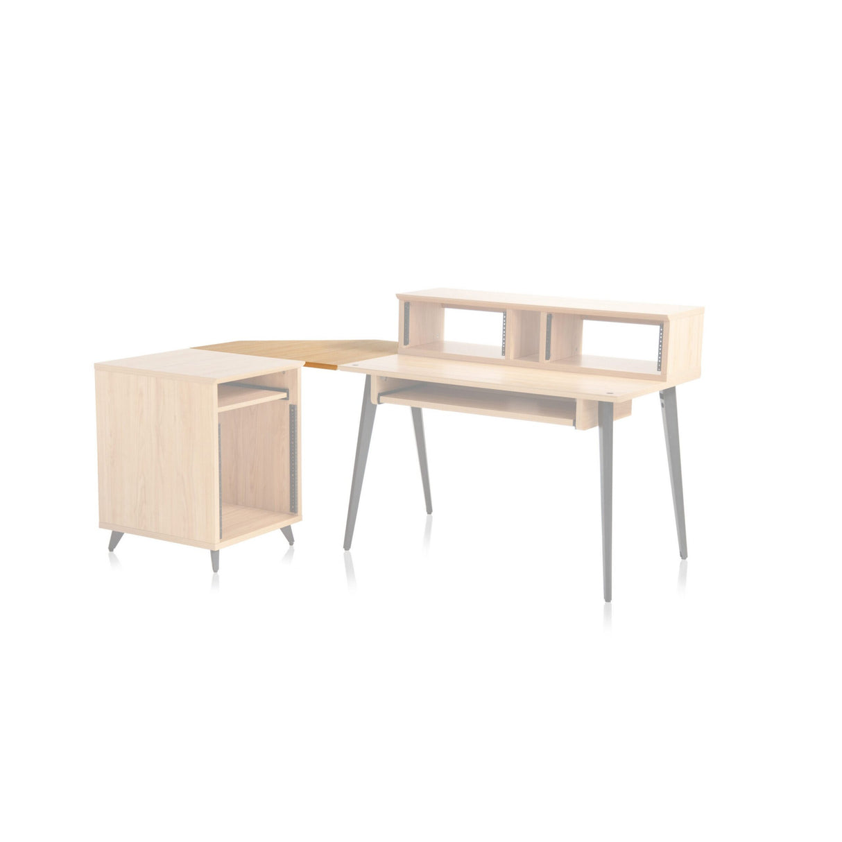 Gator GFW-ELITEDESKCRNR-MPL Elite Series Furniture Desk Corner Section, Natural maple Matte Finish