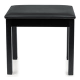 Gator GFW-KEYBENCH-WDBKS Deluxe Wooden Piano Bench, Black