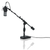 Gator GFW-MIC-0822 Telescoping Boom Microphone Stand for Podcasting and Bass Drum