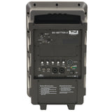 Anchor Audio GG2-RU2 Go Getter 2 PA speaker - angle view showing panel controls and inputs