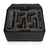 Gator GL-RODECASTER4 Custom Foam-Cut Lightweight Case for RODECaster Pro Podcast Mixer, 4 Headphones and 4 Microphones