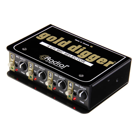 Radial Gold Digger 4-Channel Microphone Selector and Switcher