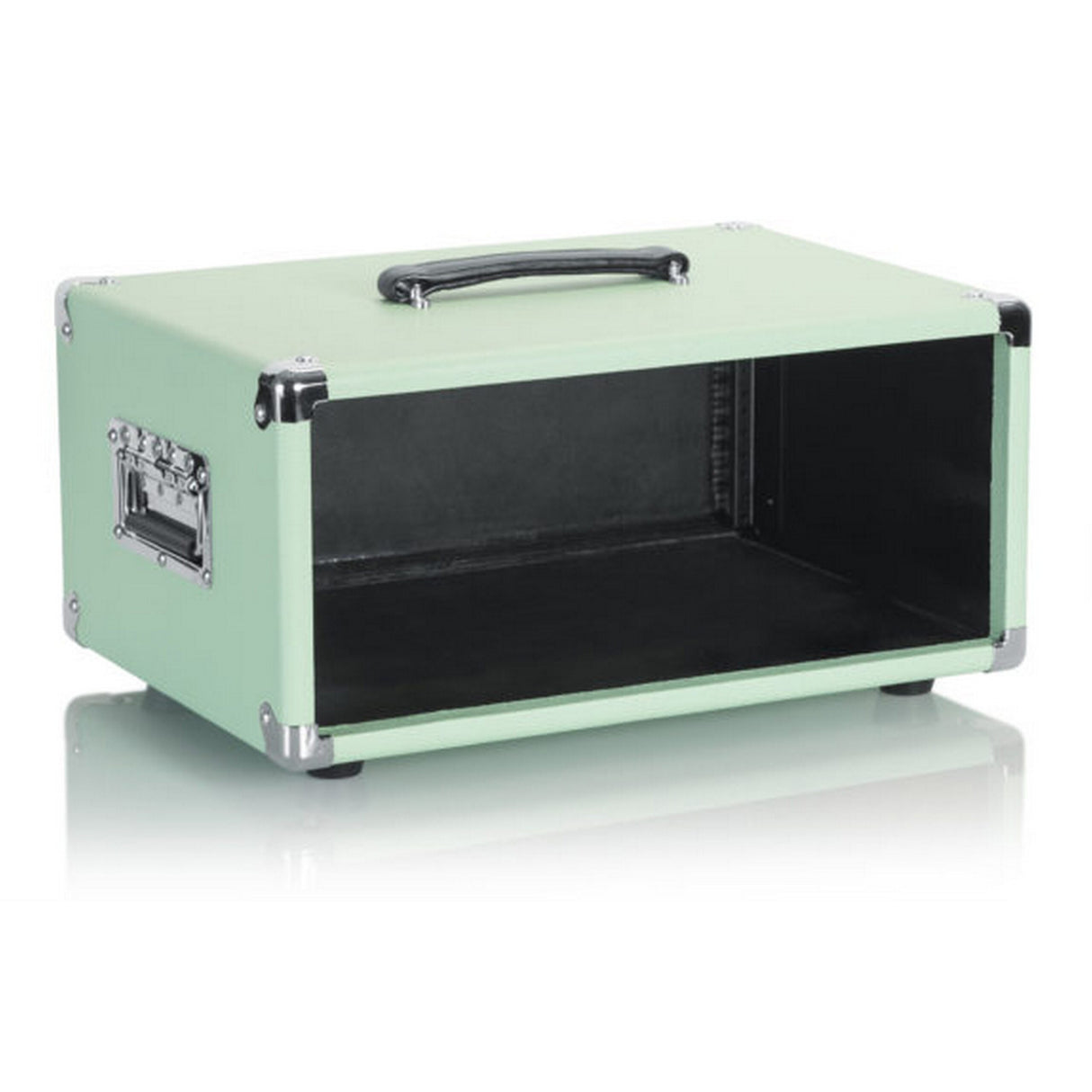 Gator Cases GR-RETRORACK-4SG Vintage Amp Vibe Rack Case 4U Seafoam Green