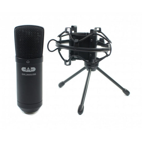 CAD Audio GXL2600USB USB Large Diaphragm Cardioid Condenser Microphone with Tripod Stand