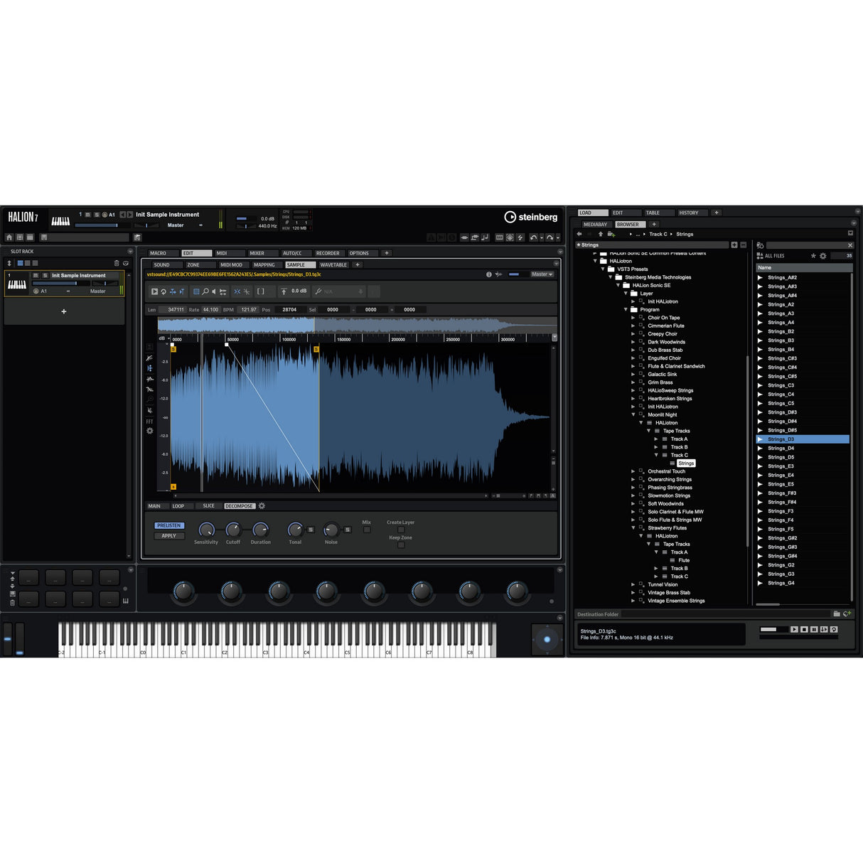 Steinberg HALion 7 Virtual Instrument Music Production Software, DAC Single-User Educational Edition, Download Only