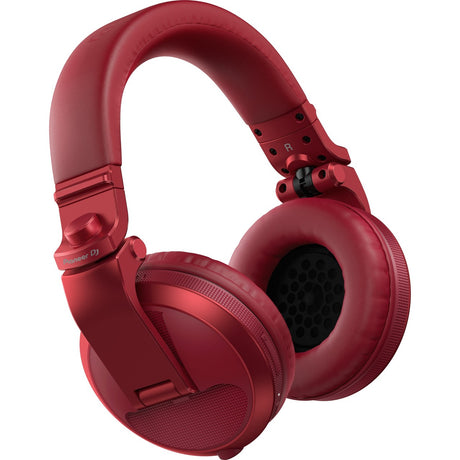Pioneer DJ HDJ-X5BT-R | Over-Ear Bluetooth Wireless DJ Headphone, Red