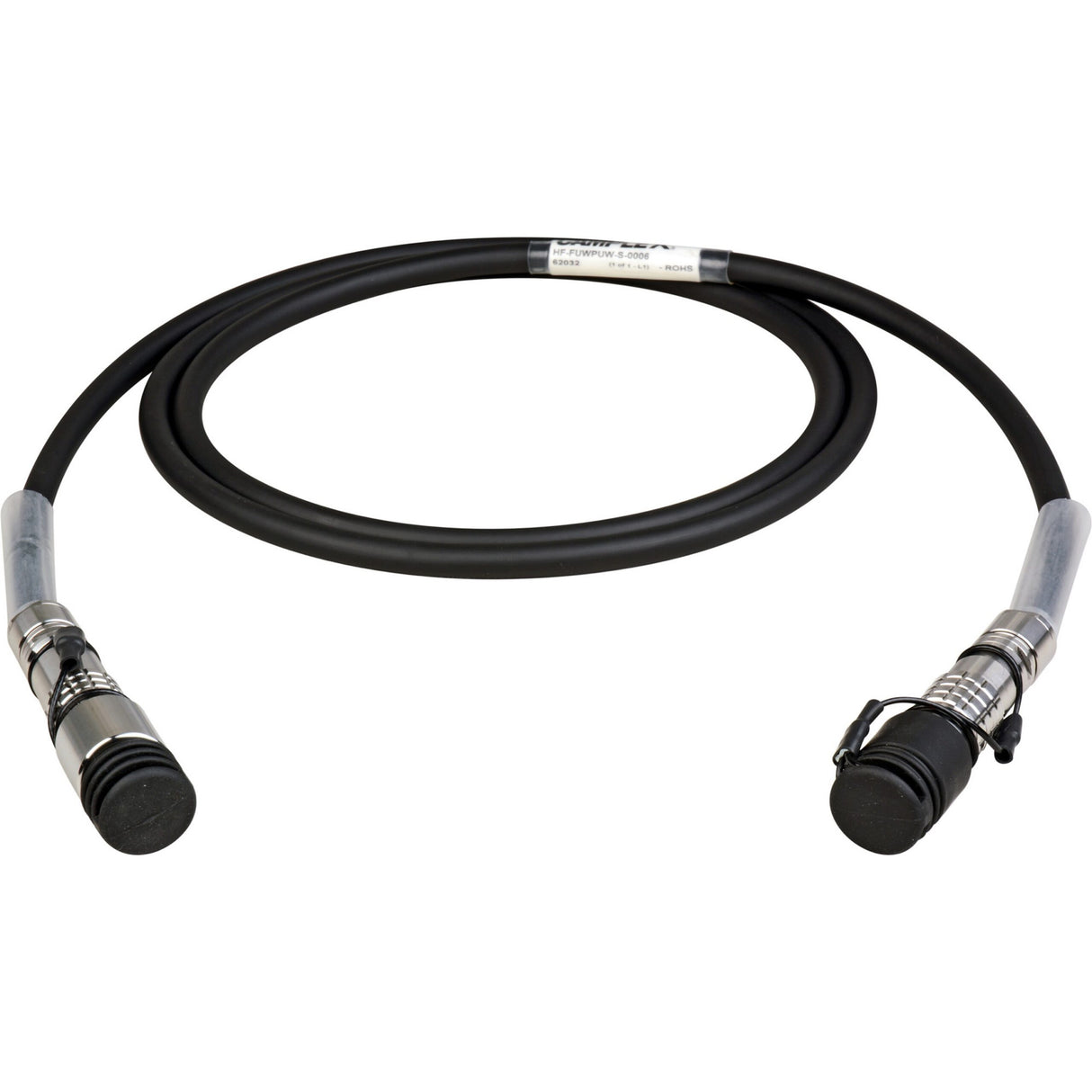 Camplex LEMO FUW-PUW Indoor Studio SMPTE Fiber Camera Cable, 6-Foot